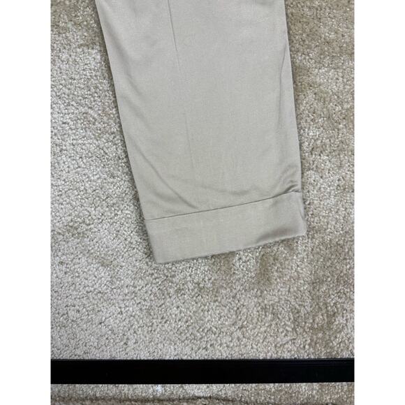 The Limited Sz 10 Drew Fit Cuffed Ankle Length Pants Beige Straight Leg B138 - Picture 11 of 16